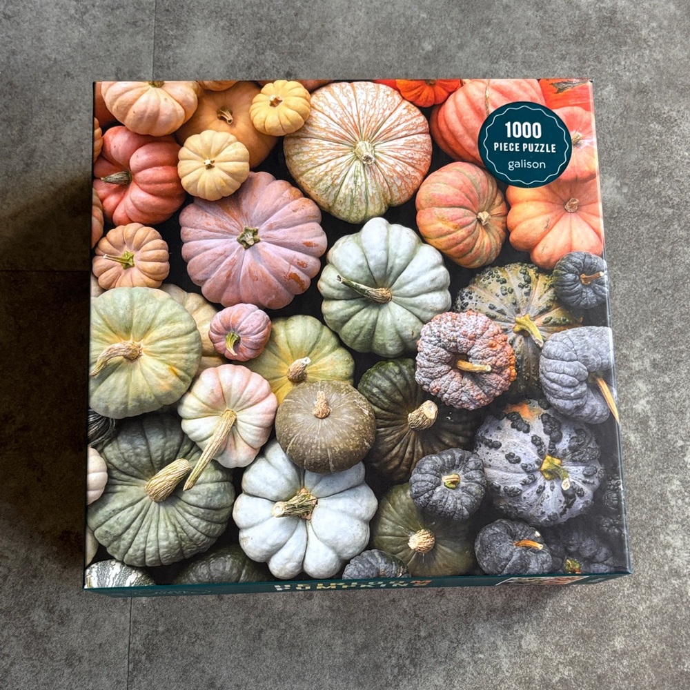 Galison Heirloom Pumpkins 1000 Piece Puzzle